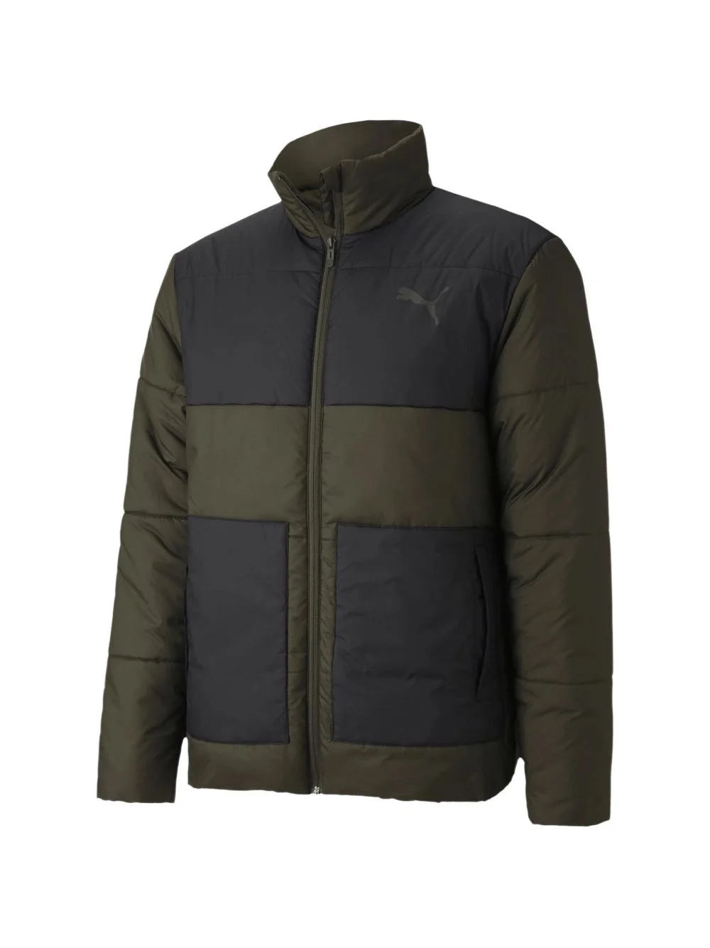 colourblock padded jacket - 1