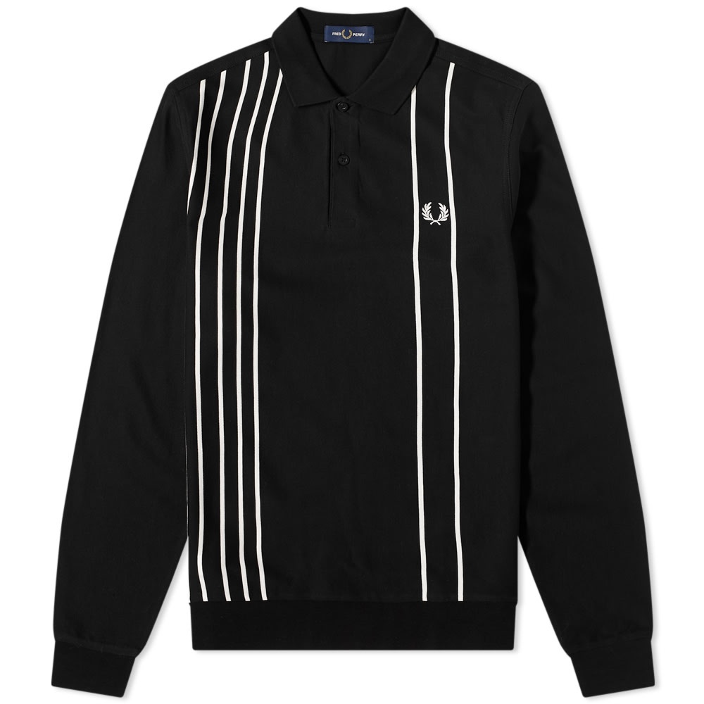 Fred Perry Long Sleeve Striped Polo - 1