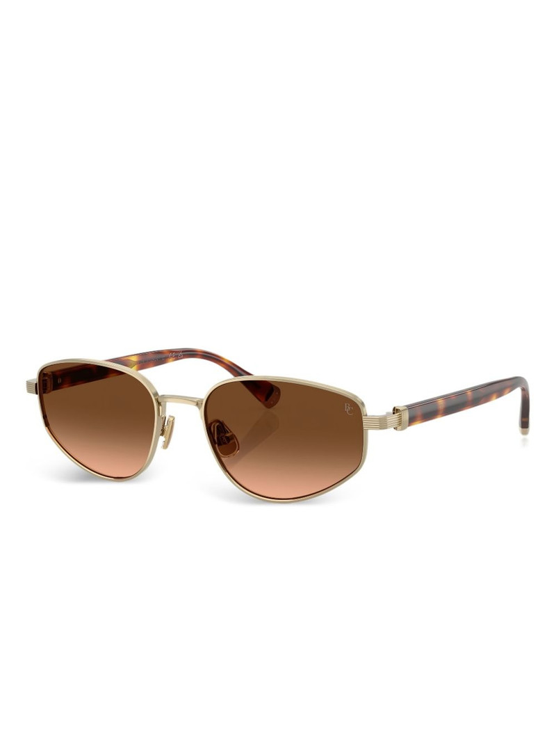Brunello Cucinelli oval-frame sunglasses outlook