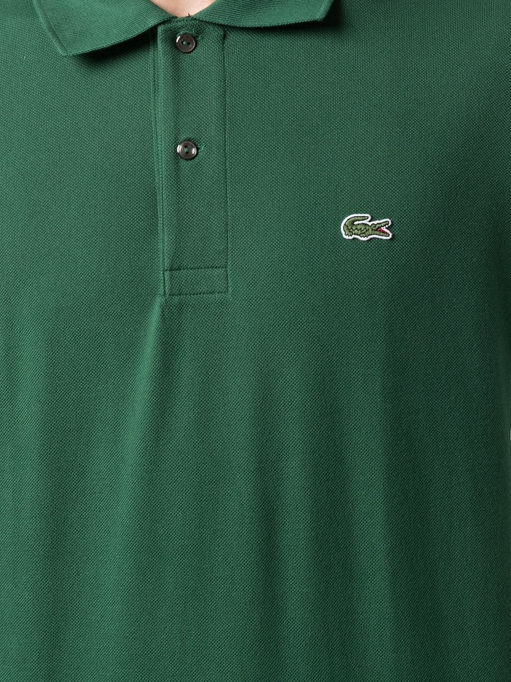 embroidered logo polo shirt - 5