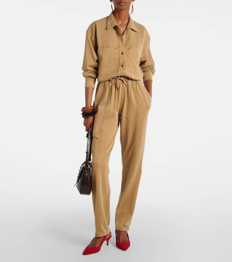 Isabel Marant Étoile Rozene cotton jersey sweatpants outlook
