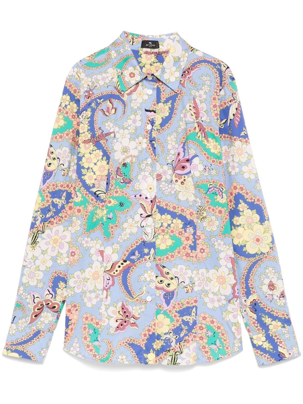 floral-print shirt - 1