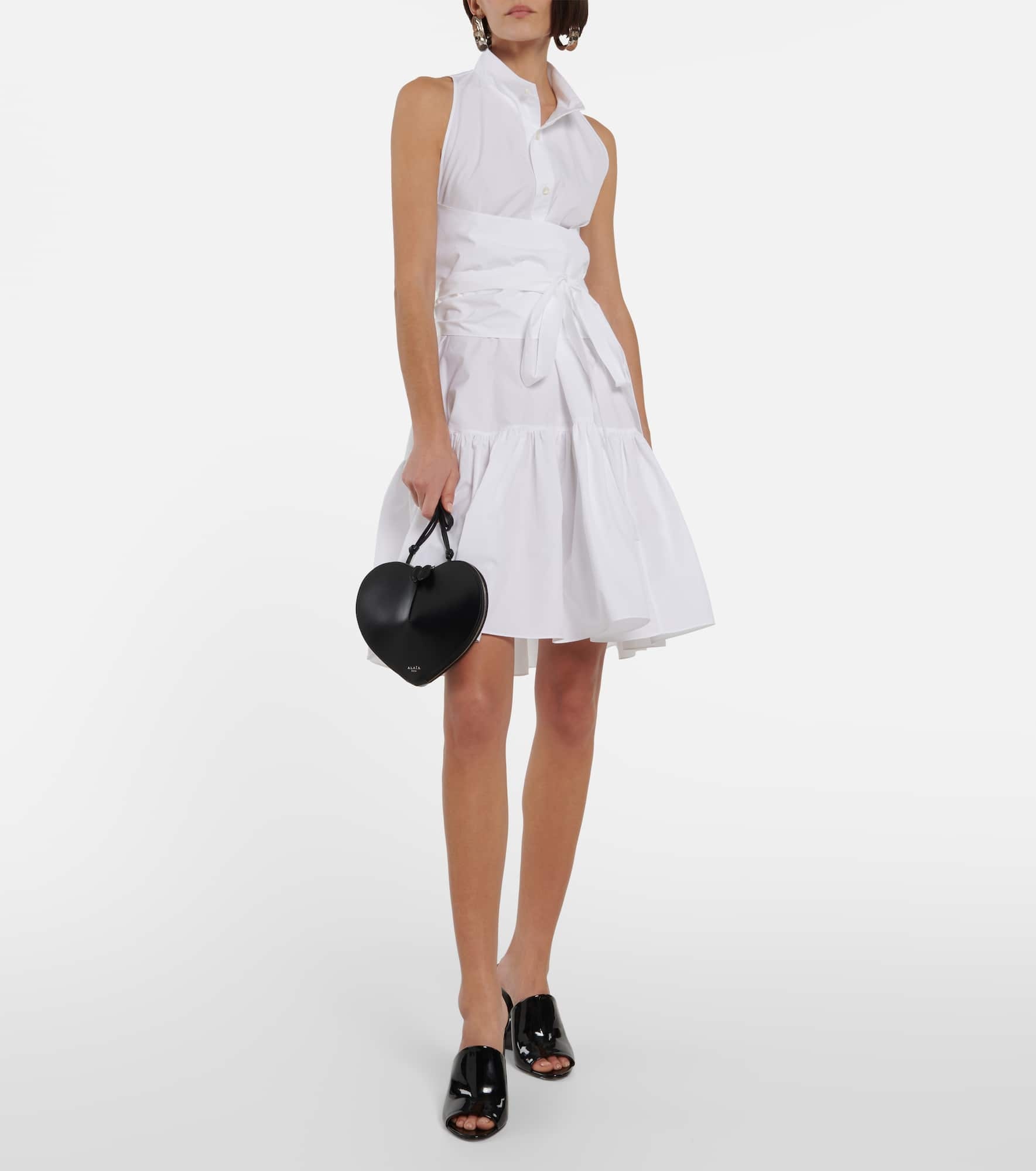 Cotton poplin minidress - 2