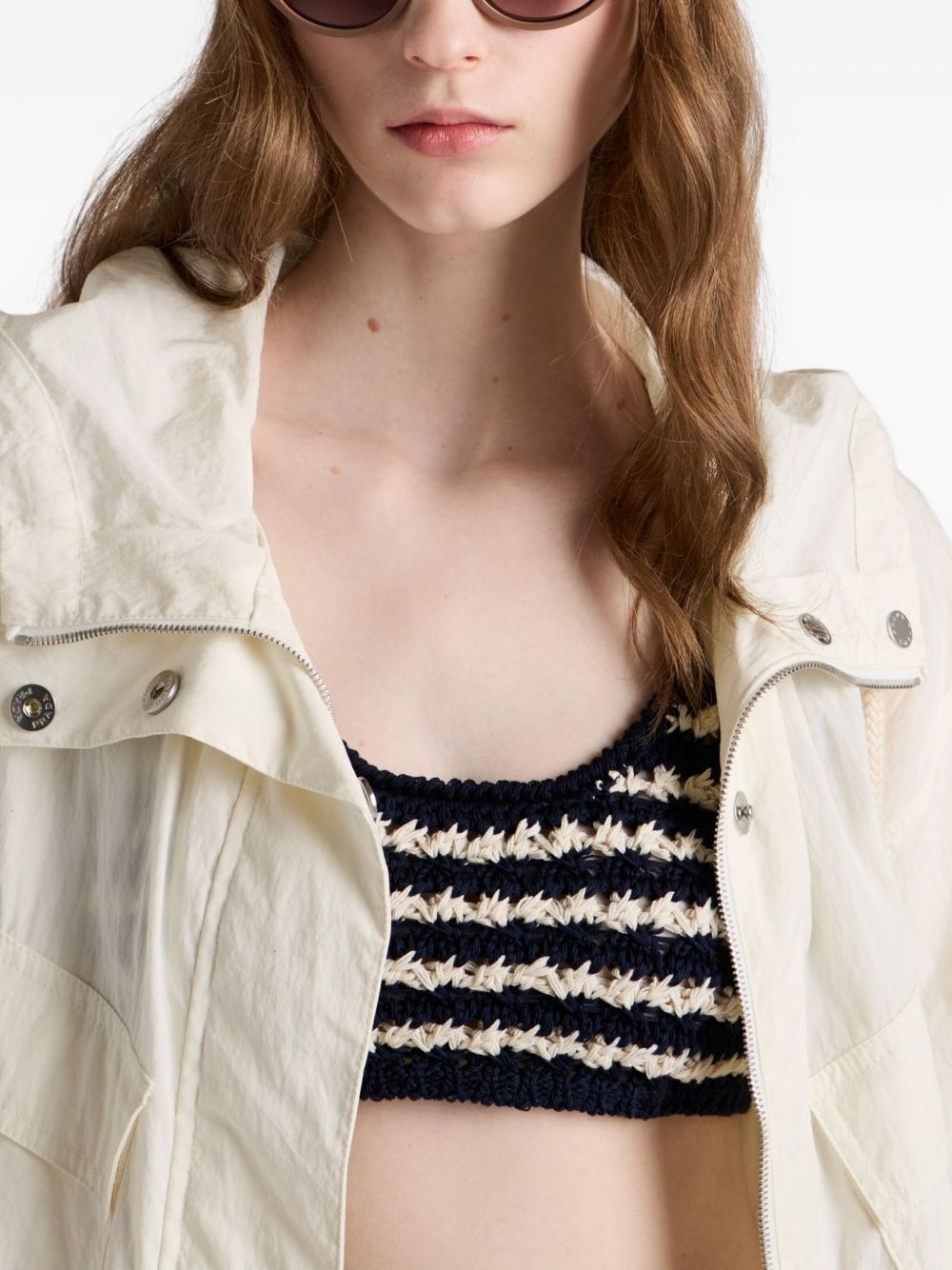 triangle-detail cat-eye sunglasses - 5