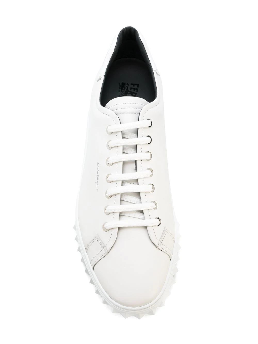 logo-print low-top sneakers - 4