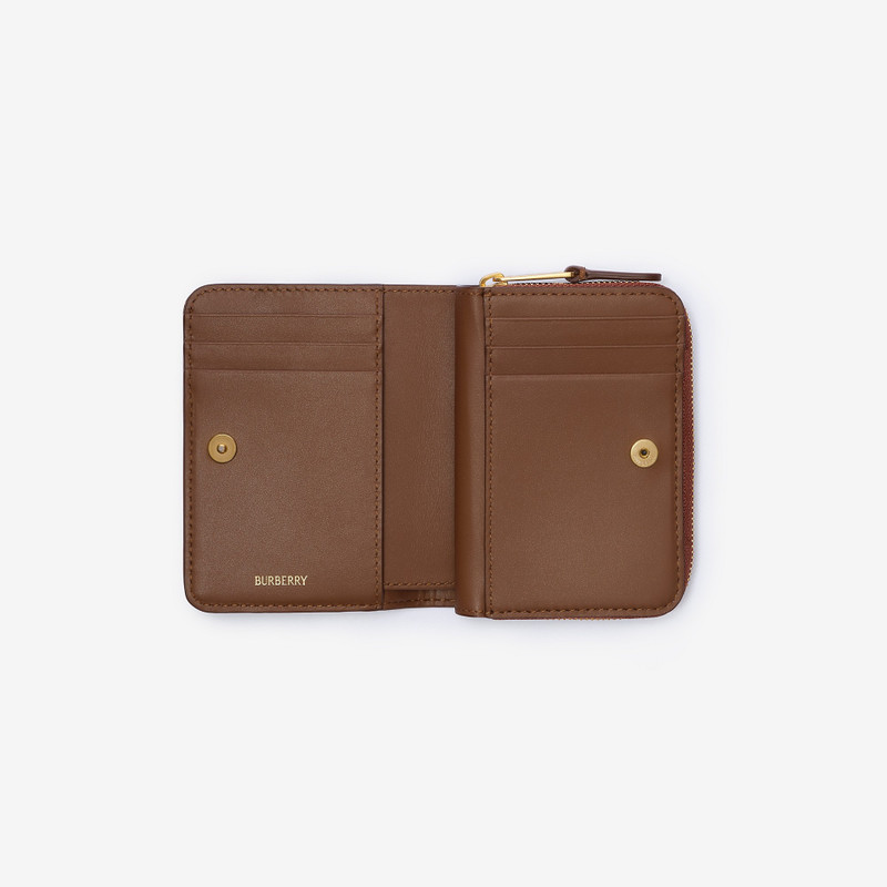 Burberry Small Check Zip Wallet outlook