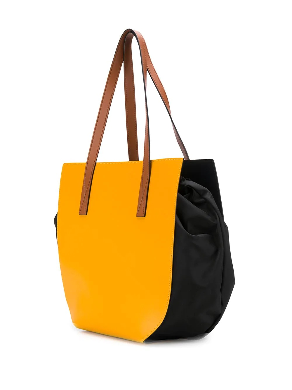 colour blocked shoulder bag - 3