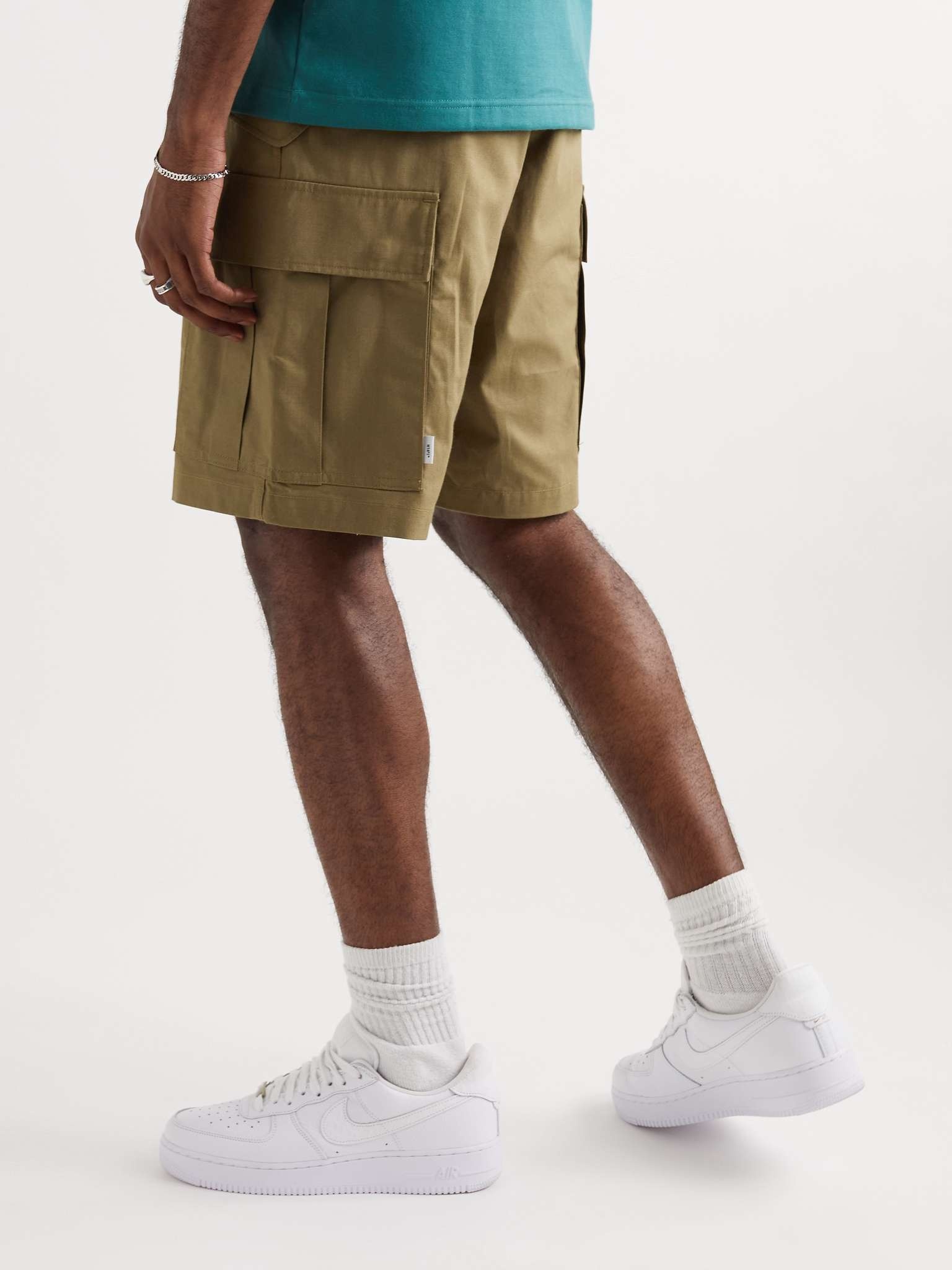 Cotton-Ripstop Cargo Shorts - 4