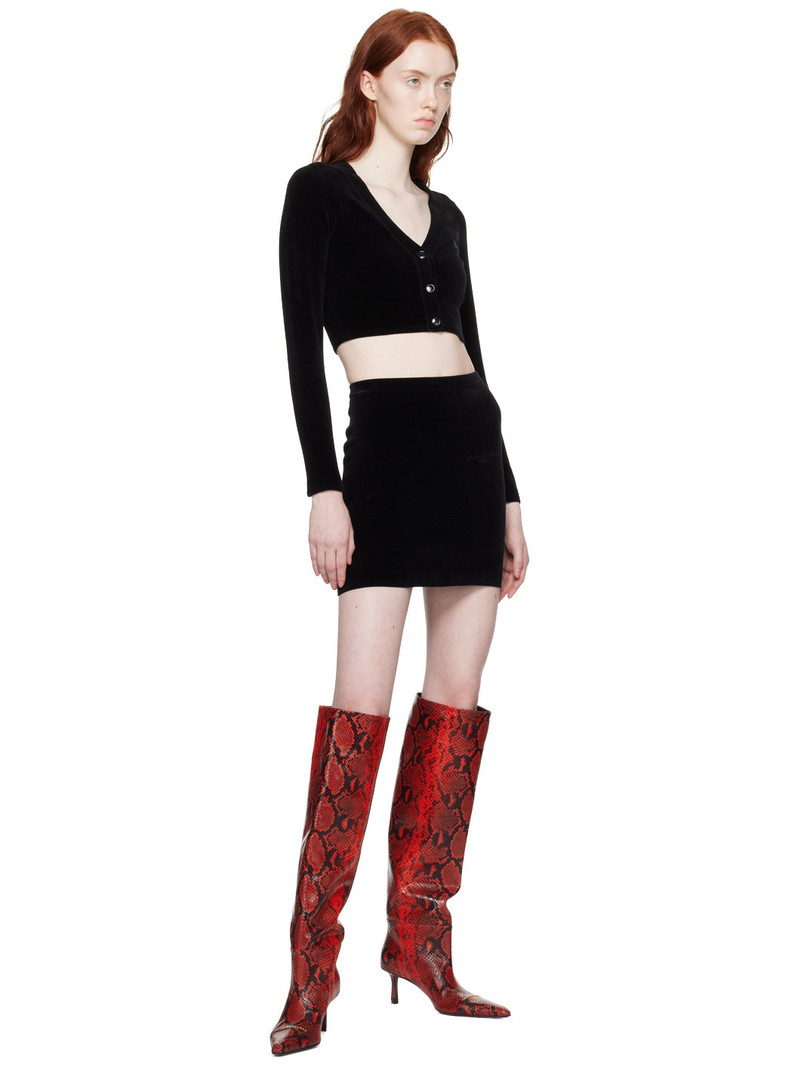 alexanderwang.t 검정 Bonded 미니 스커트 outlook