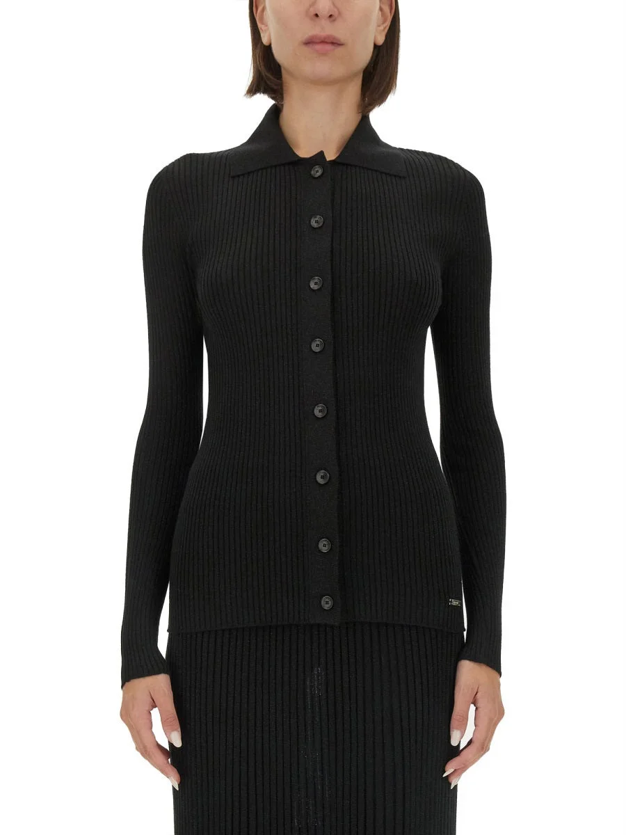 Kiton Women Ribbed Sweater. - 1