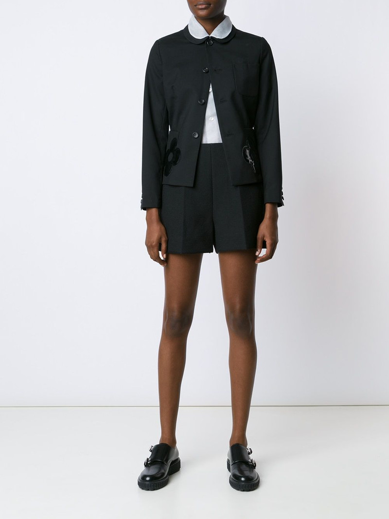 Comme des Garçons GIRL floral motif blazer outlook