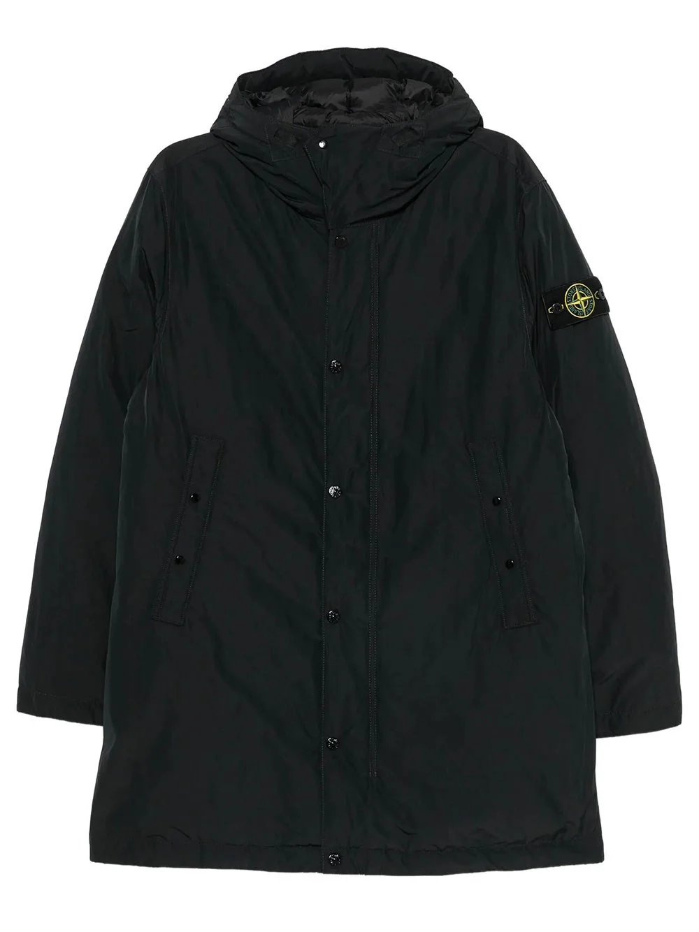 LONG PADDED PARKA WITH WATER-REPELLENT TREATMENT - 1