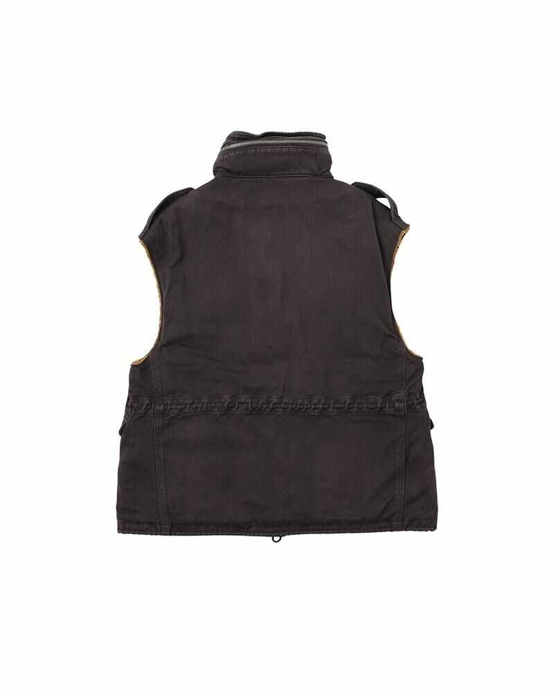 visvim BICKLE VEST BLACK | REVERSIBLE