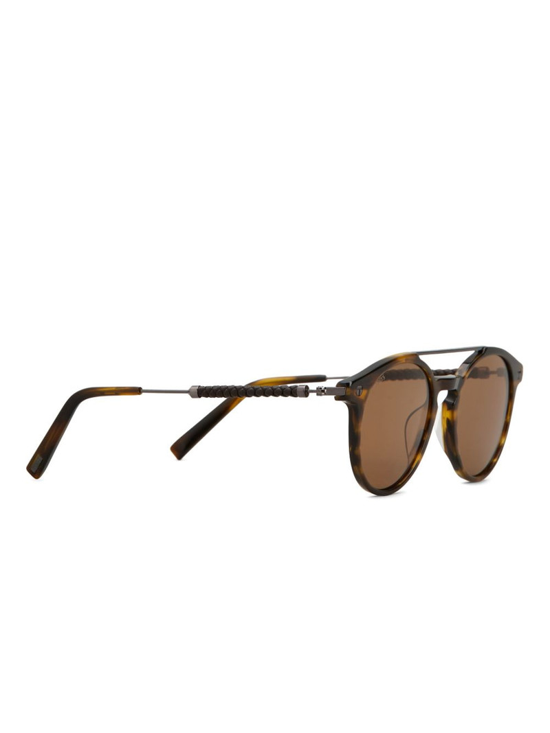 Tod's braided round-frame sunglasses outlook