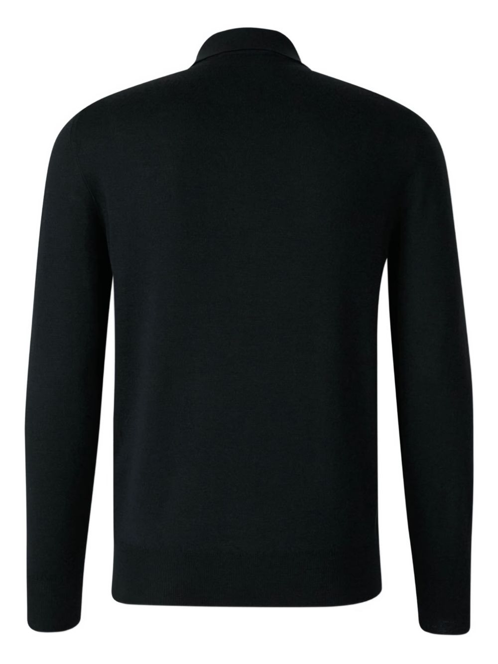polo-neck long-sleeve sweater - 2