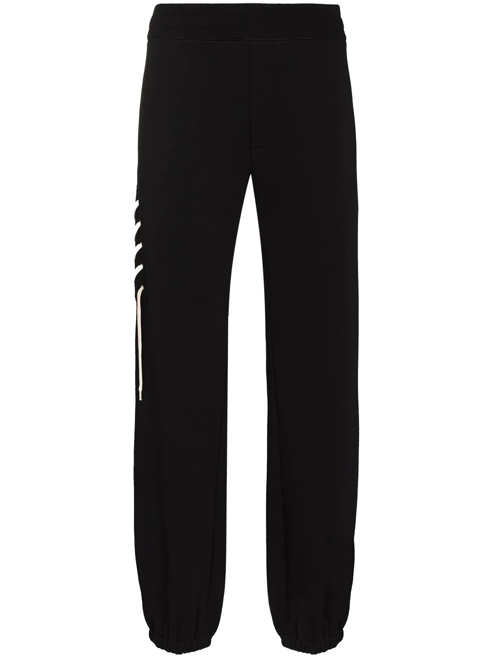 lace-up detail track pants - 1