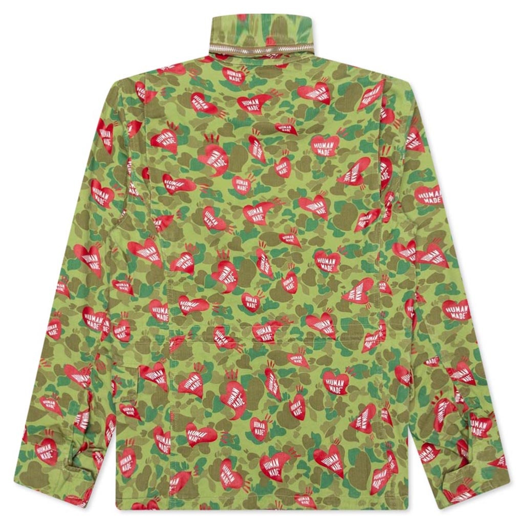 HEART CAMO FIELD JACKET - OLIVE DRAB - 2