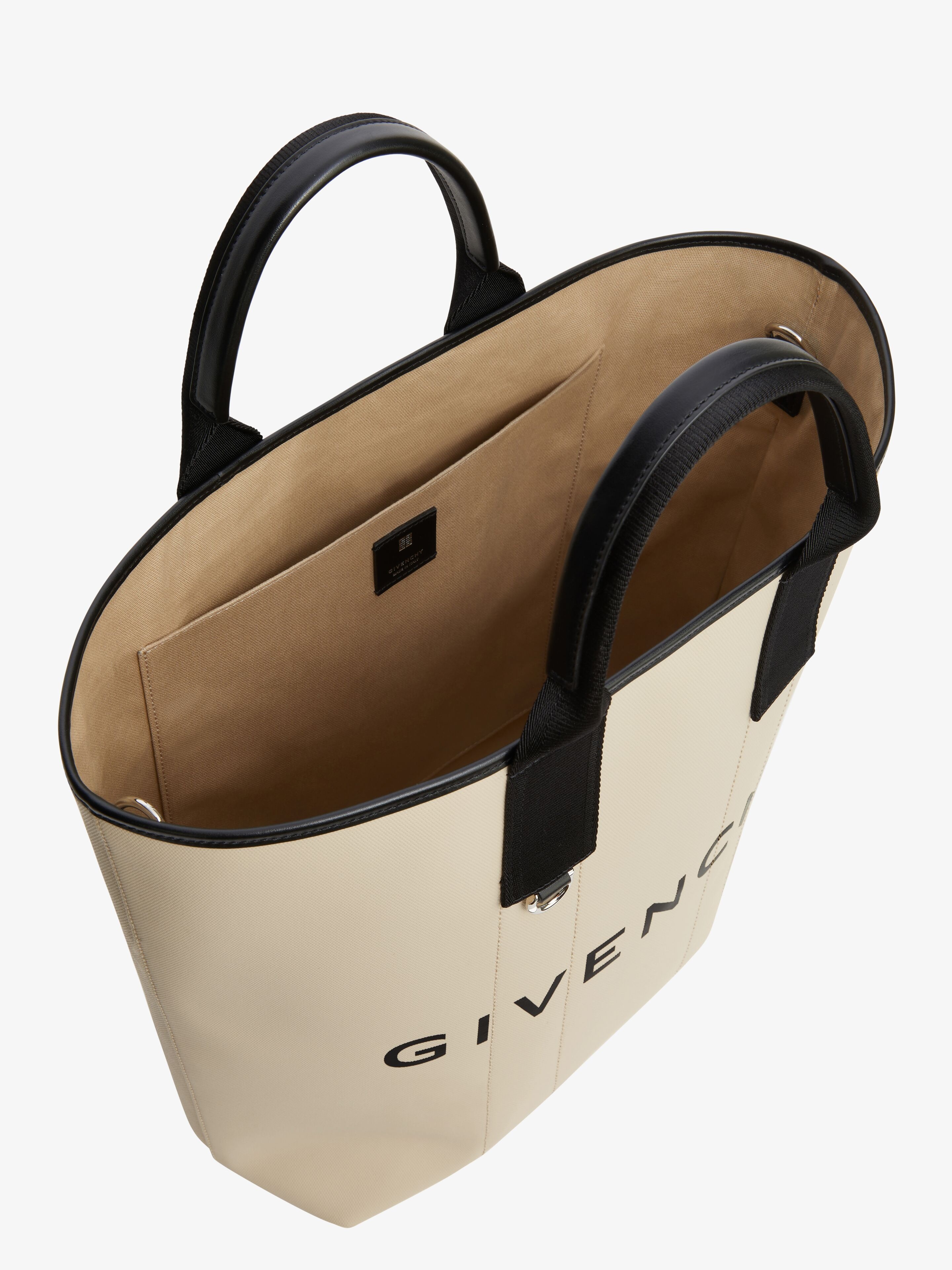 LARGE G-ESSENTIALS TOTE BAG IN COATED CANVAS - 5