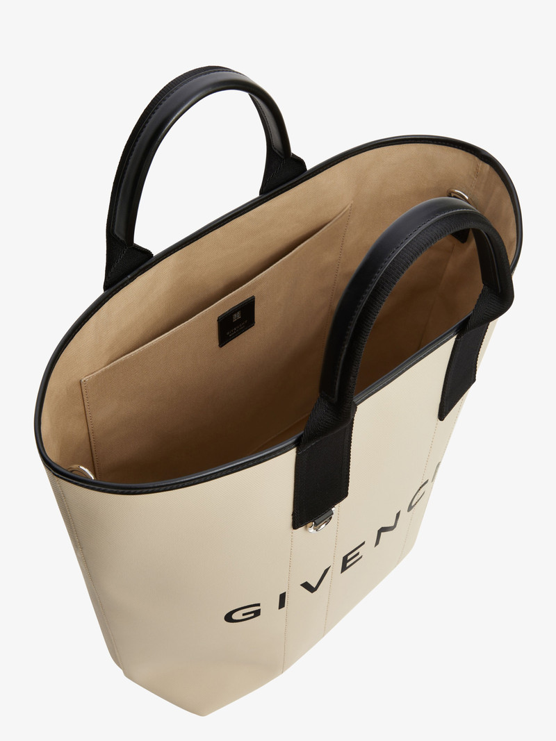 LARGE G-ESSENTIALS TOTE BAG IN COATED CANVAS 5