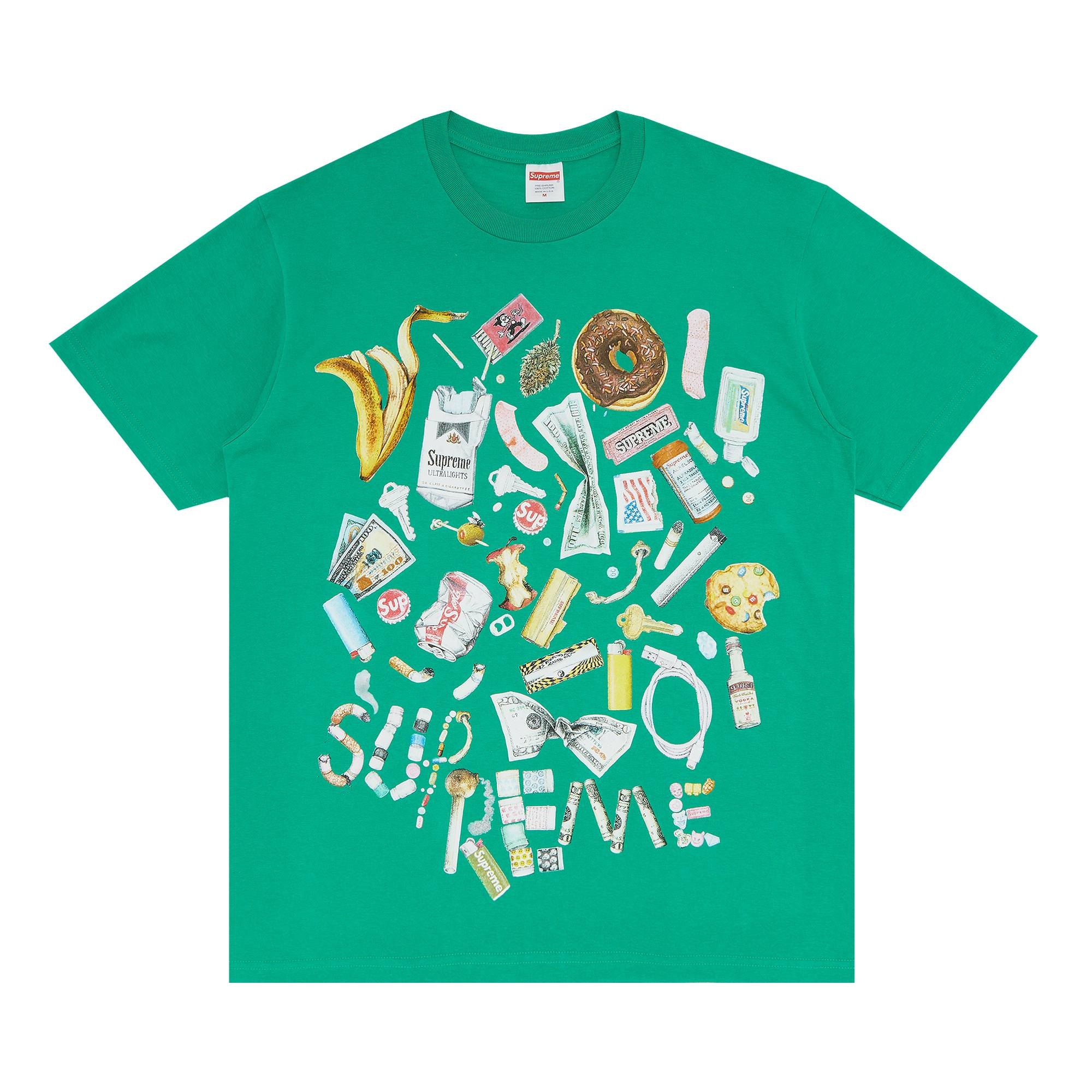 Supreme Supreme Trash Tee 'Green' | REVERSIBLE