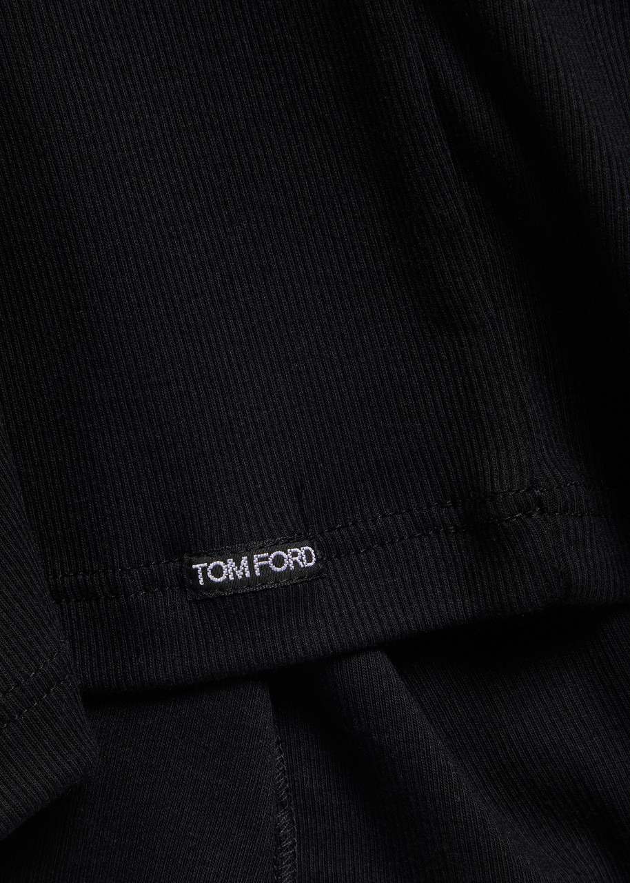 Tom Ford Ribbed Logo Jersey Tank - 5