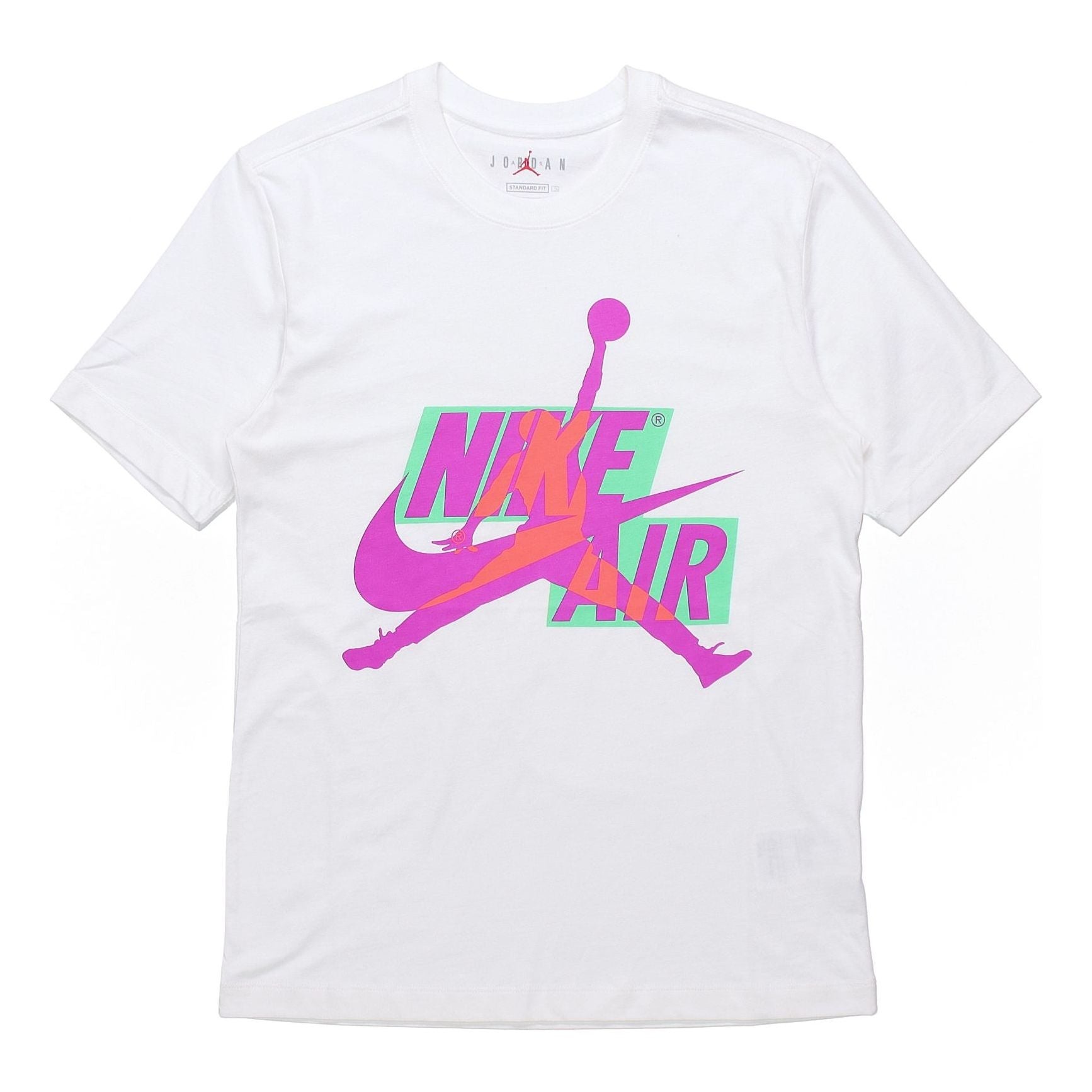 Air Jordan Jumpman Classics HBR Round Neck Short Sleeve White CU9571-101 - 1