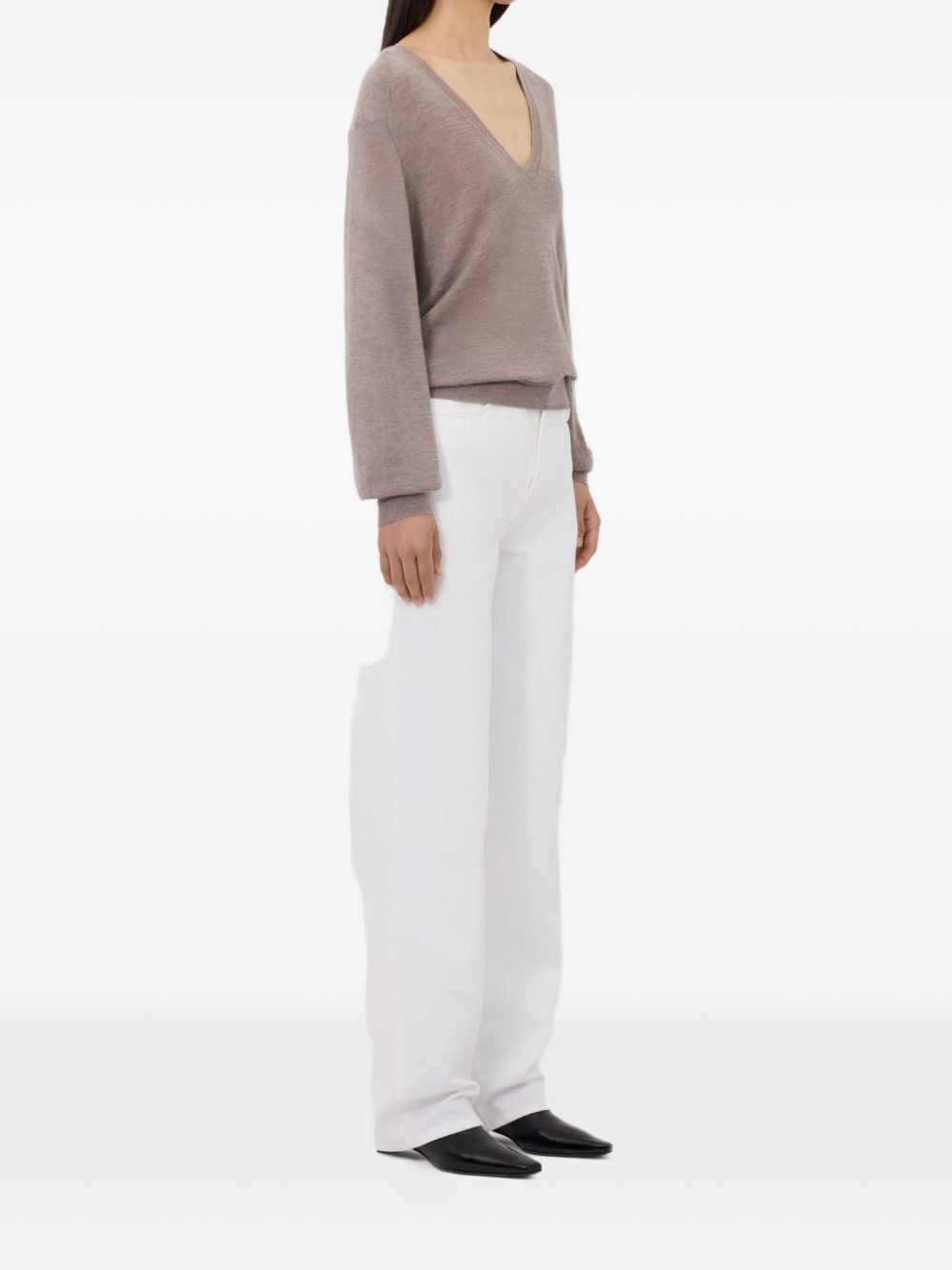 Julio V-neck cashmere sweater - 4