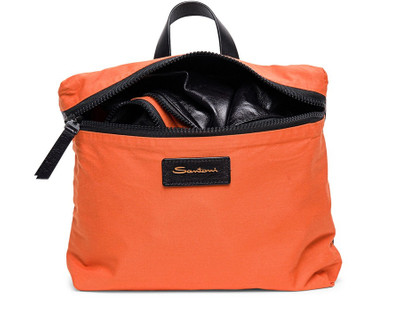 Santoni Leather backpack outlook