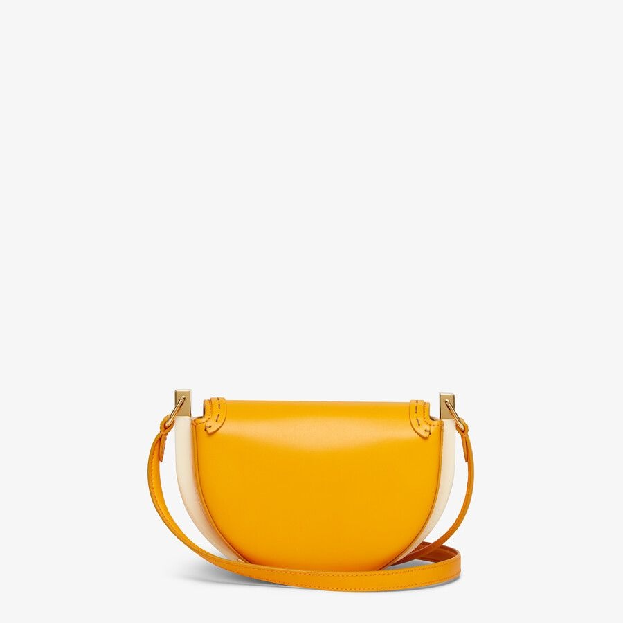 Orange leather bag - 4
