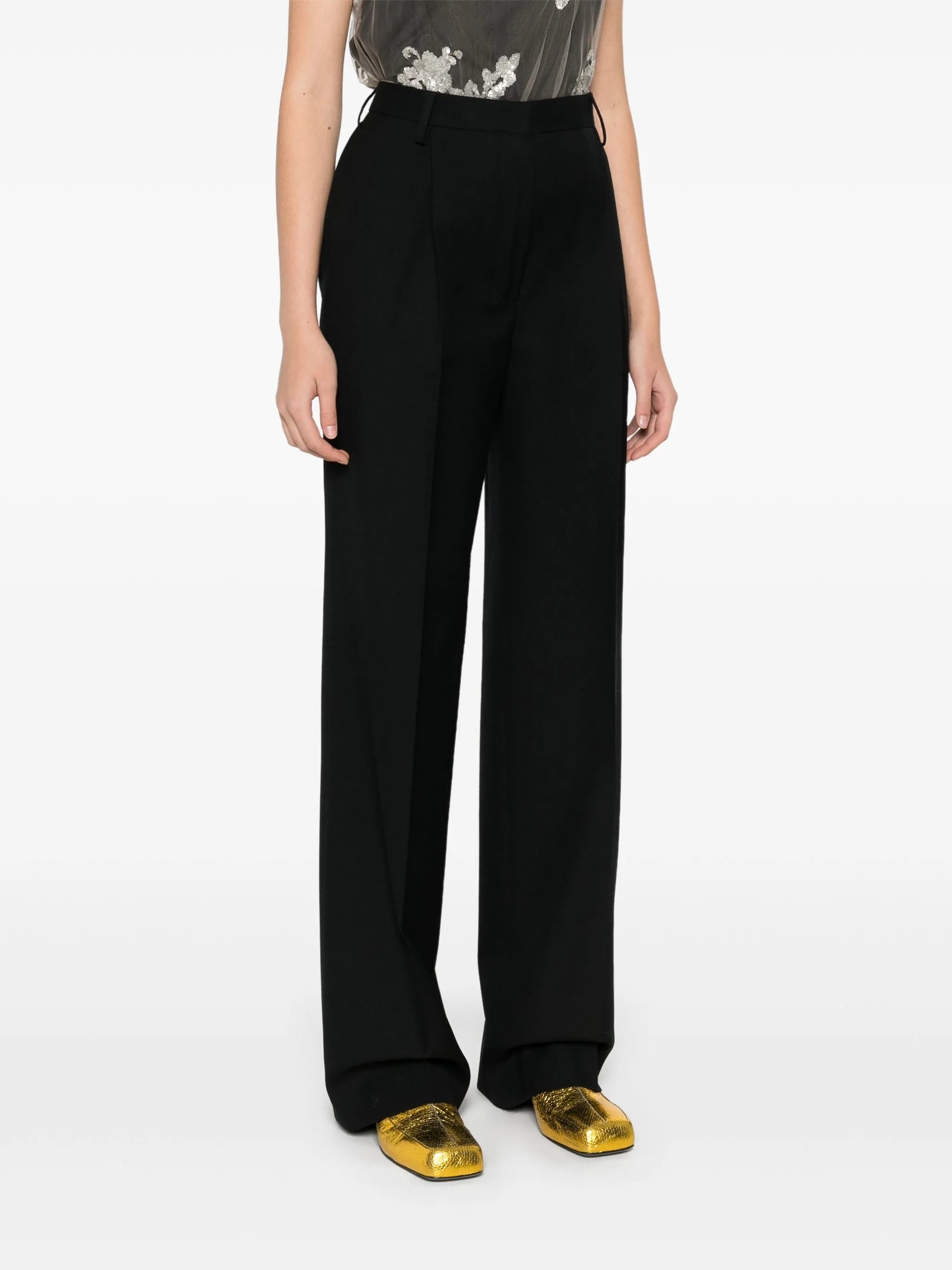 Pleated Tailored Trousers - 4