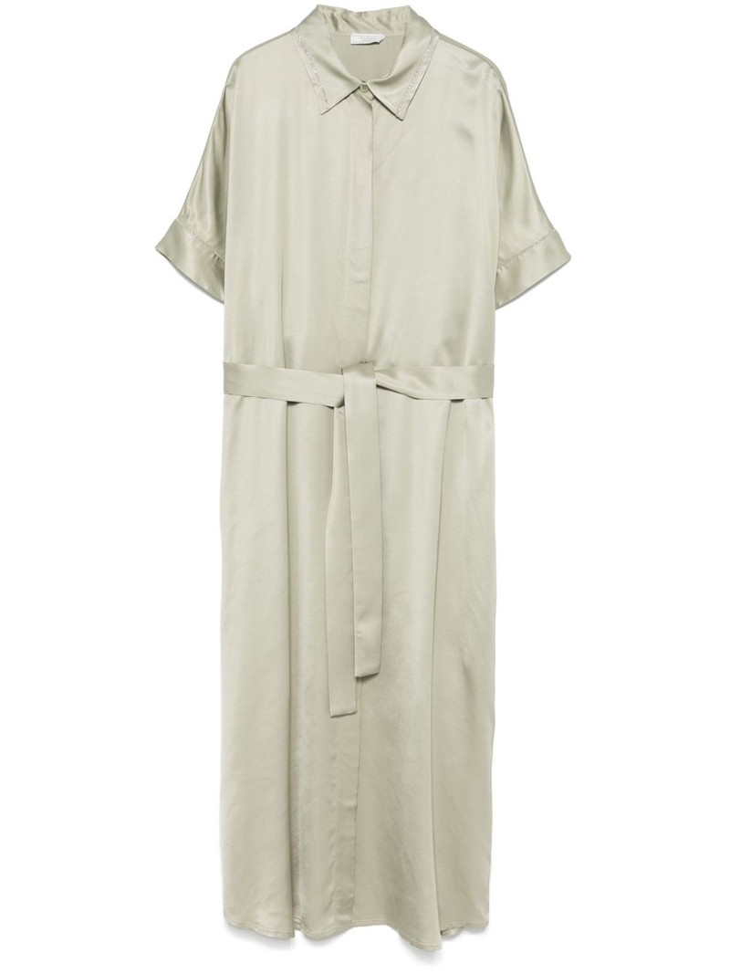 satin midi dress 1