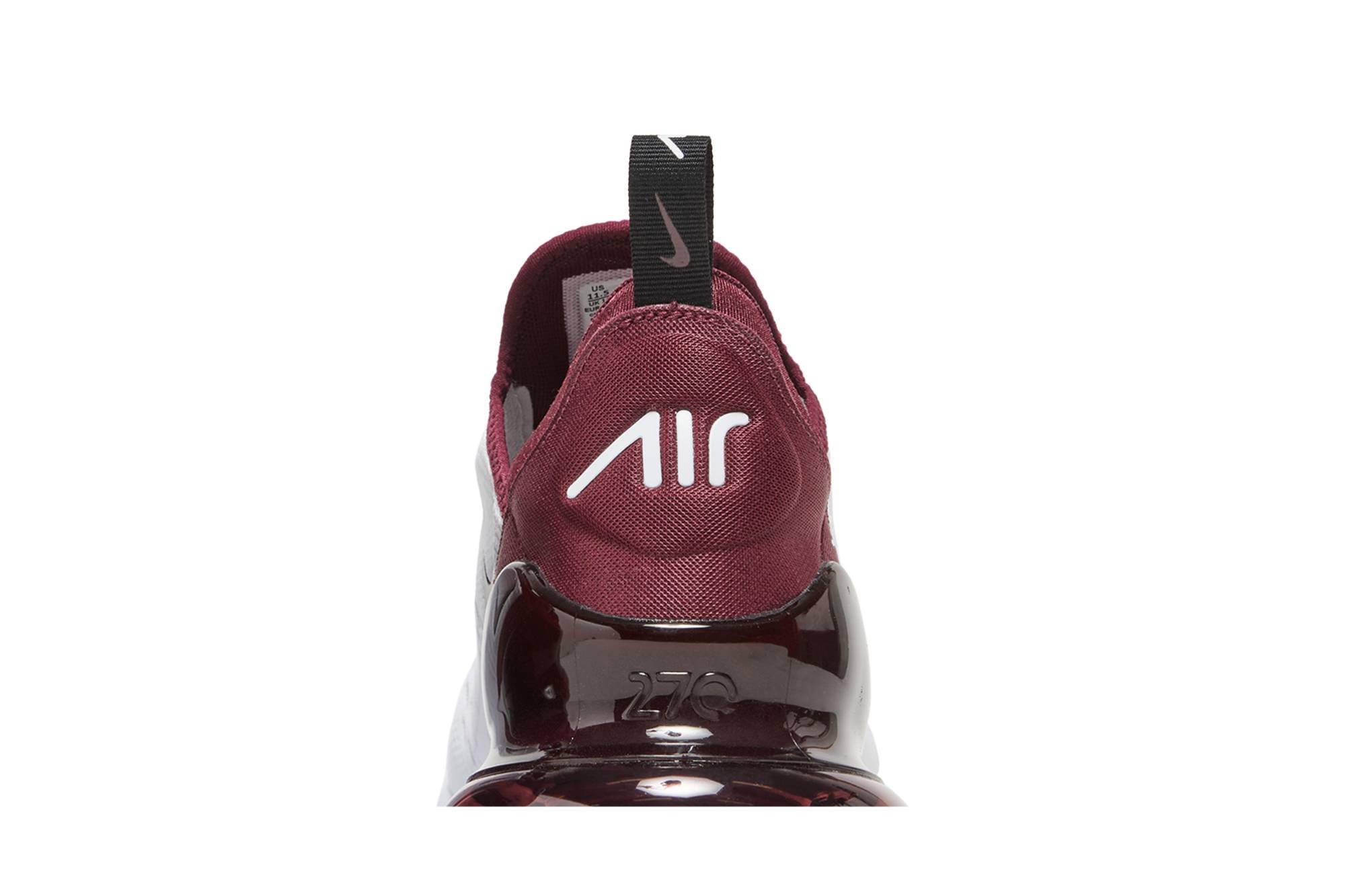 Nike Air Max 270 White Night Maroon goat REVERSIBLE