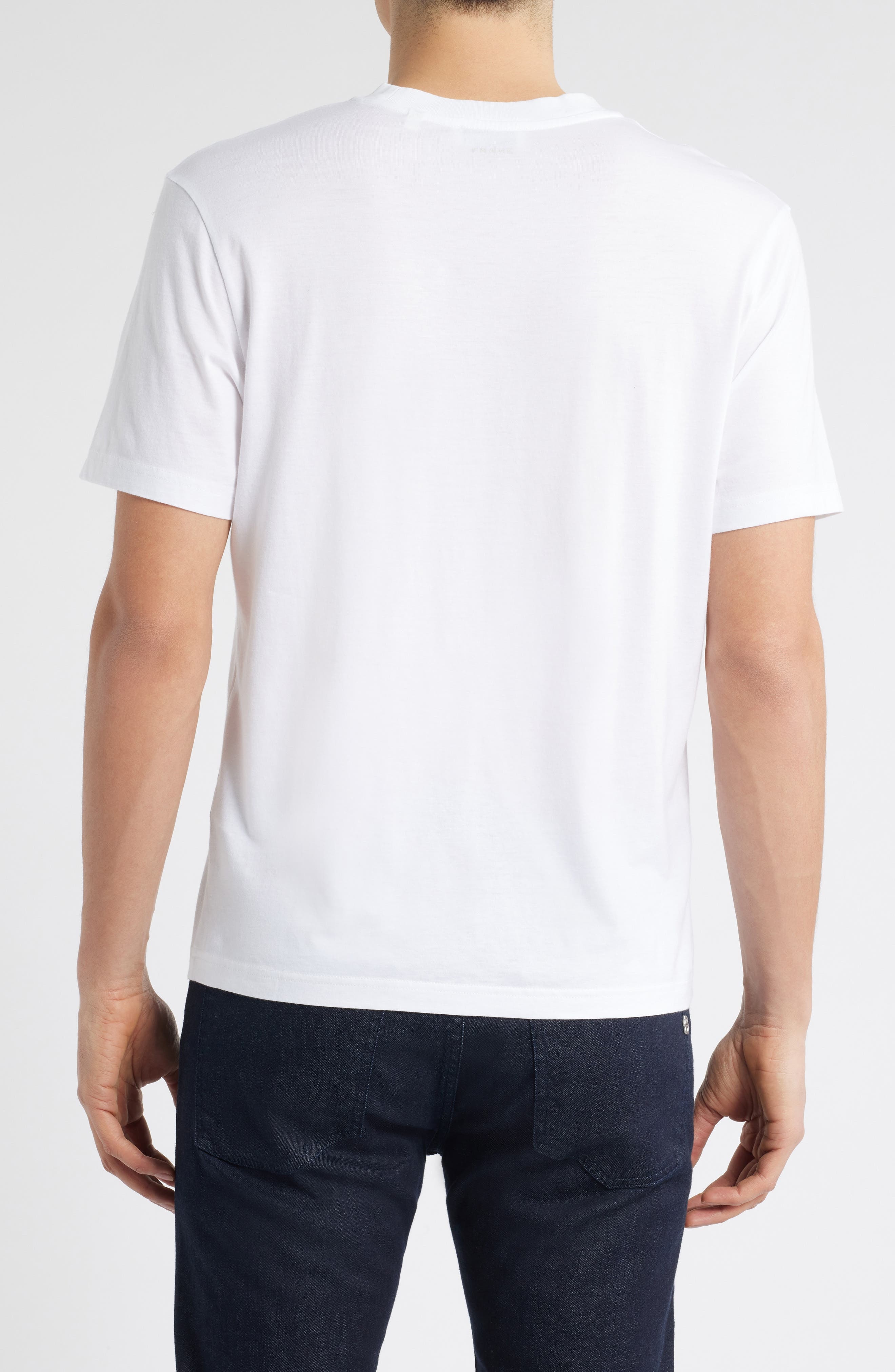 FRAME Cotton Crewneck T-Shirt in White at Nordstrom - 2