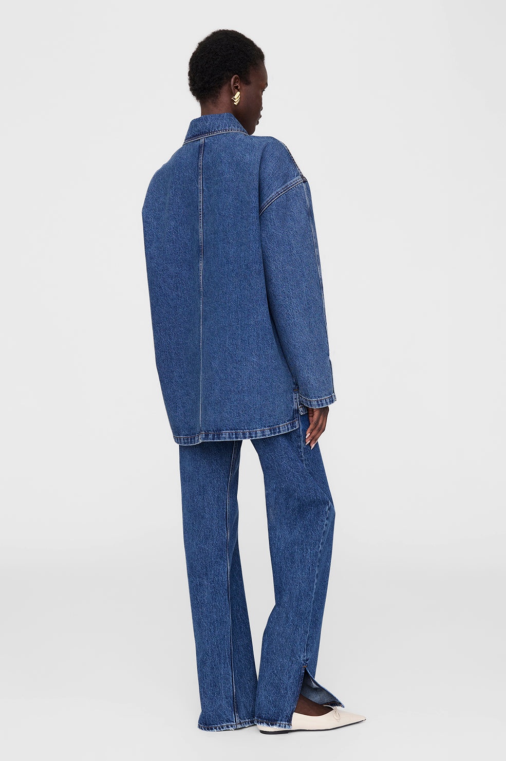 Luca Jacket - Clean Indigo Denim - 3