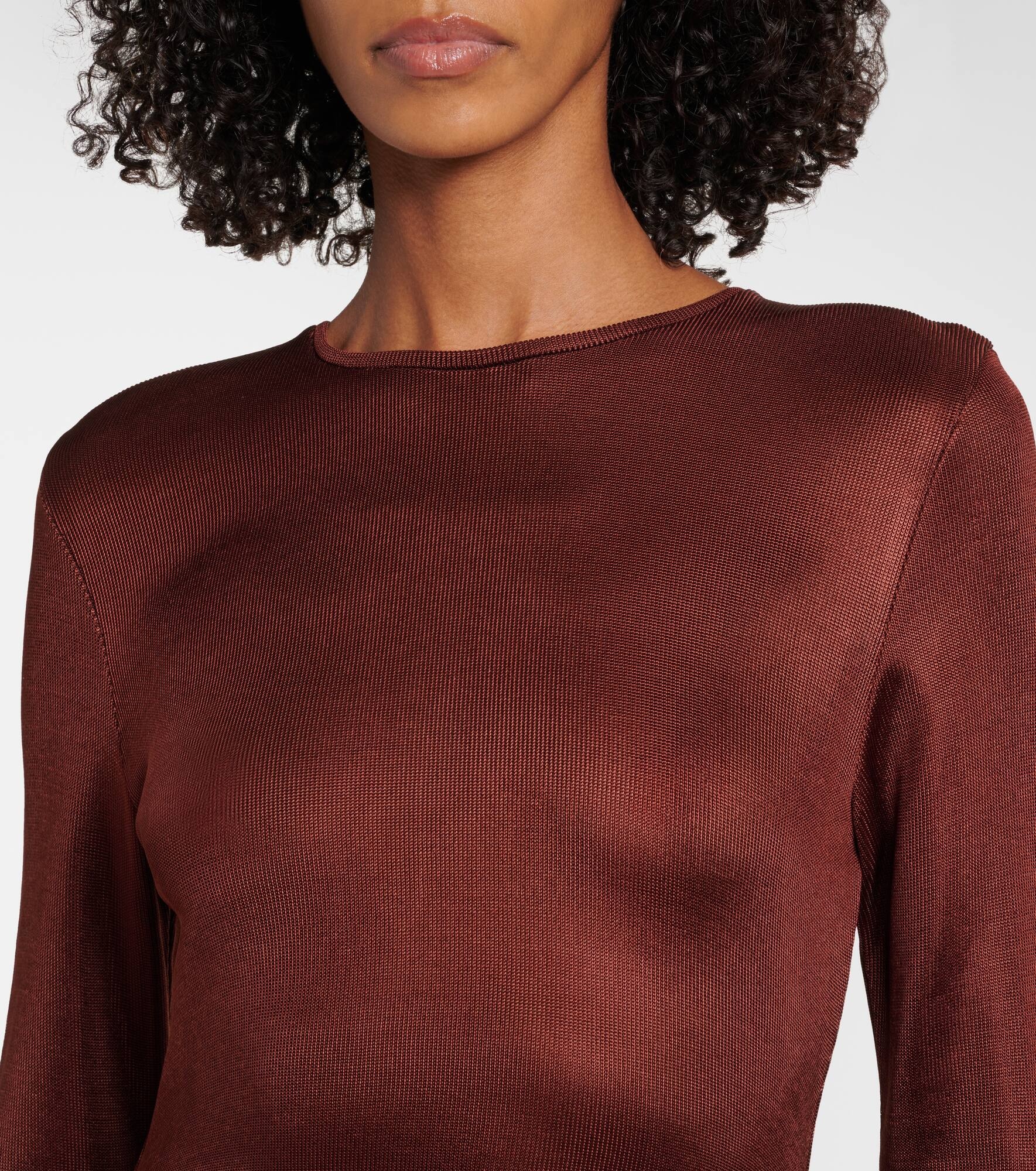 Luella draped jersey gown - 4