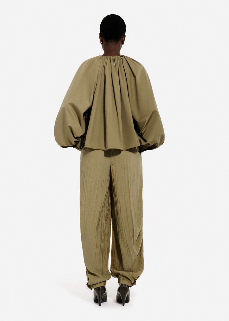 Articulated Vented Pant in Wrinkled Nylon 4