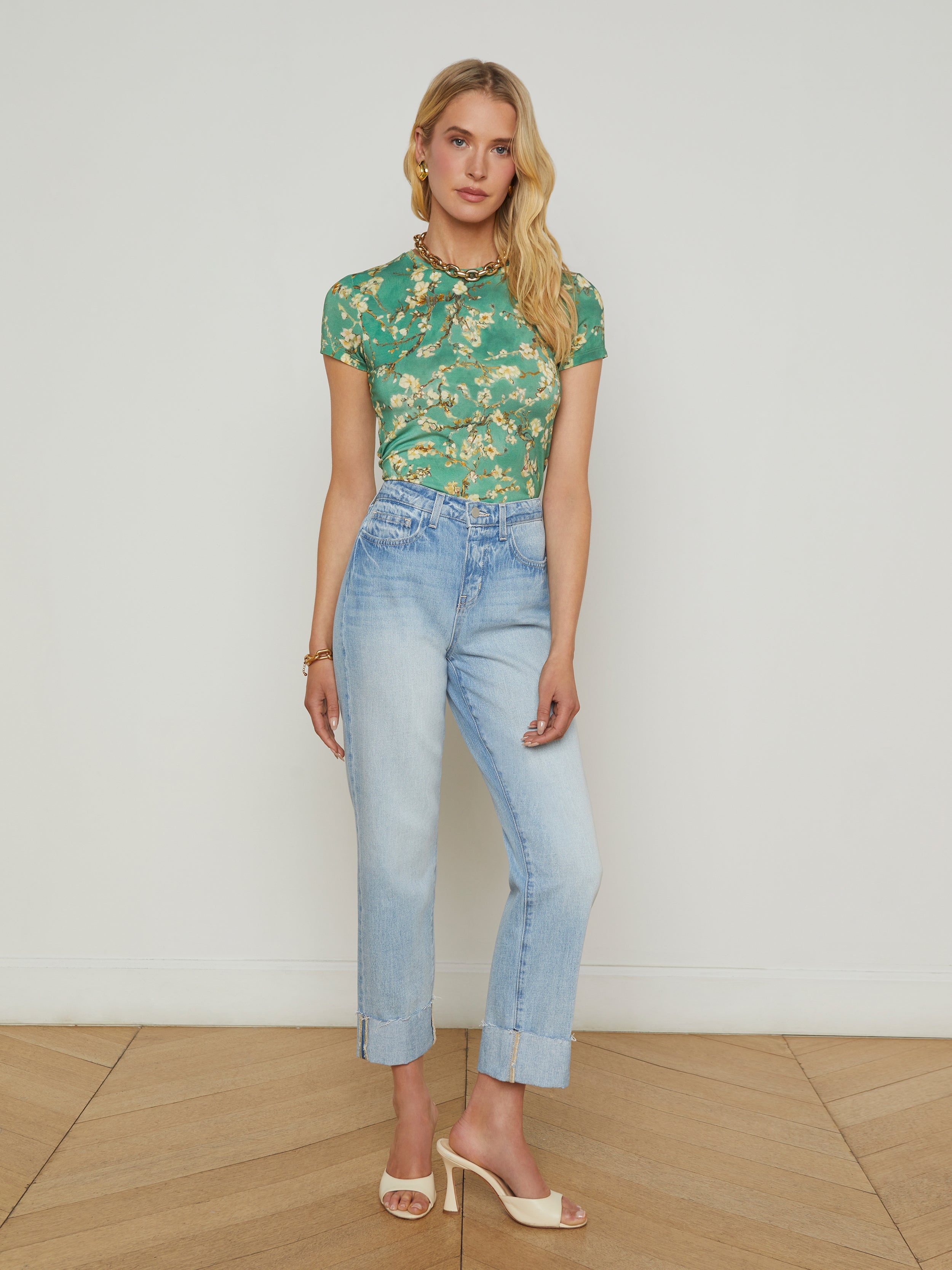 Maribel Cuffed Straight-Leg Jean - 2