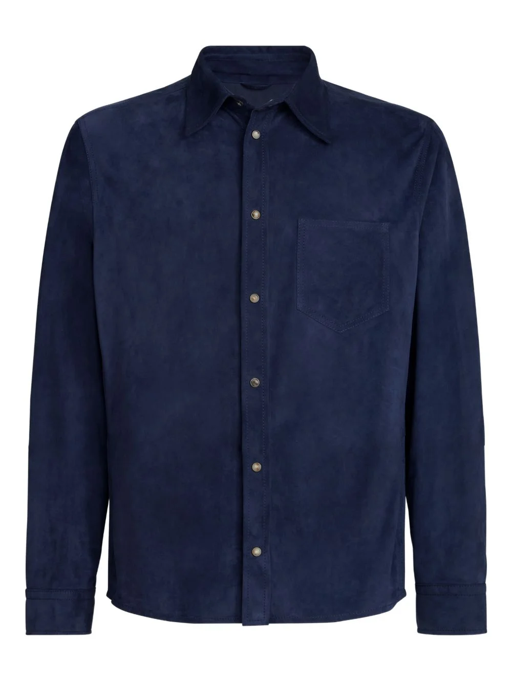 Brunello Cucinelli Men Leather Shirt - 1