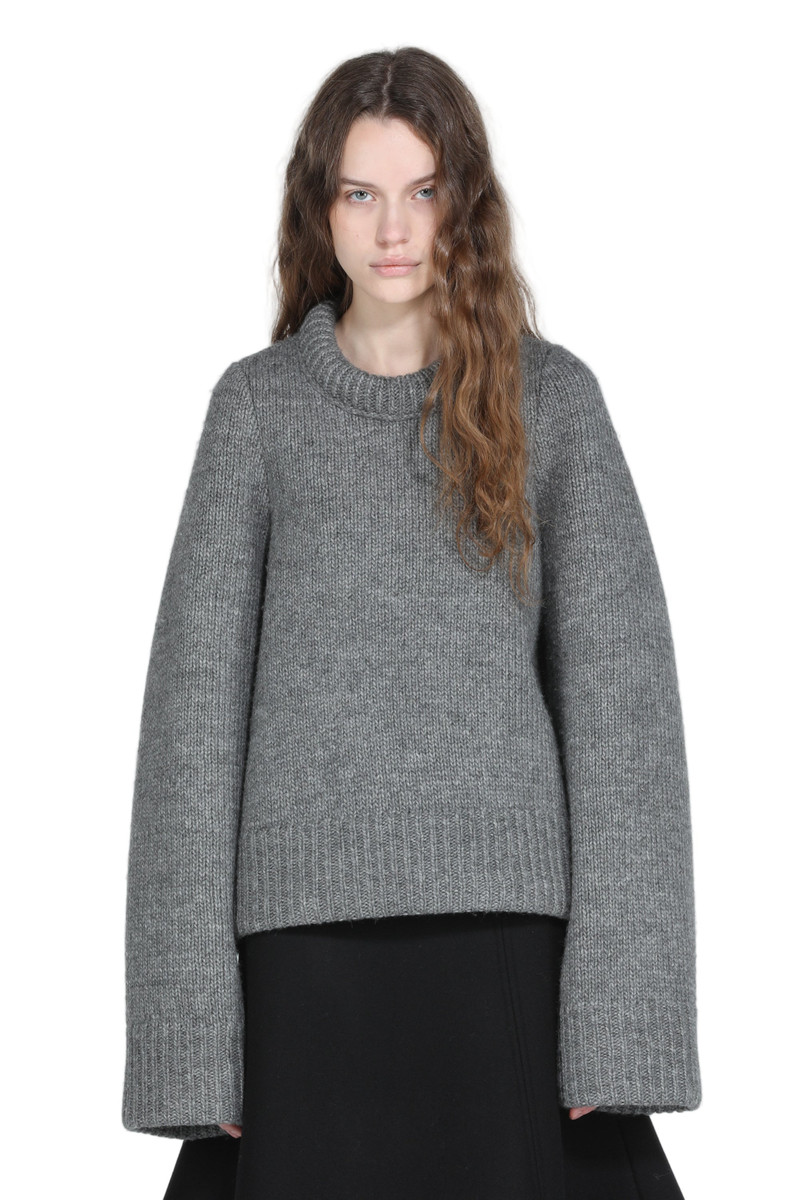 OVERSIZED SWEATER WITH BOAT NECKLINE 1