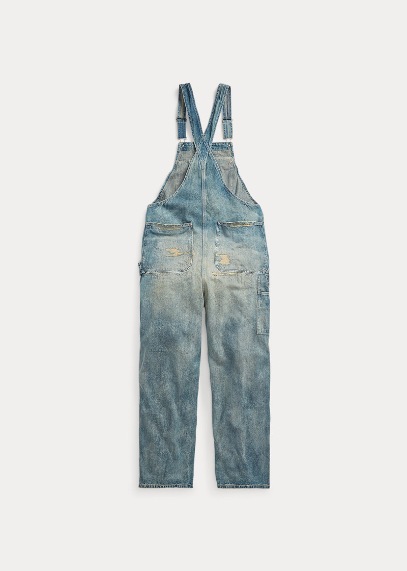 RRL by Ralph Lauren Repaired Wescott Denim Overall outlook