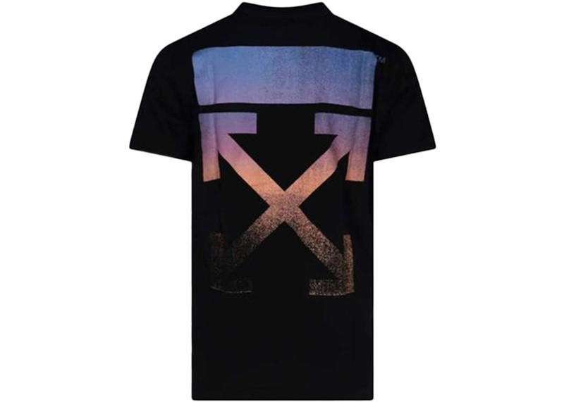 Off-White OFF-WHITE Slim Fit Degrade Arrows T-Shirt Black Multi outlook