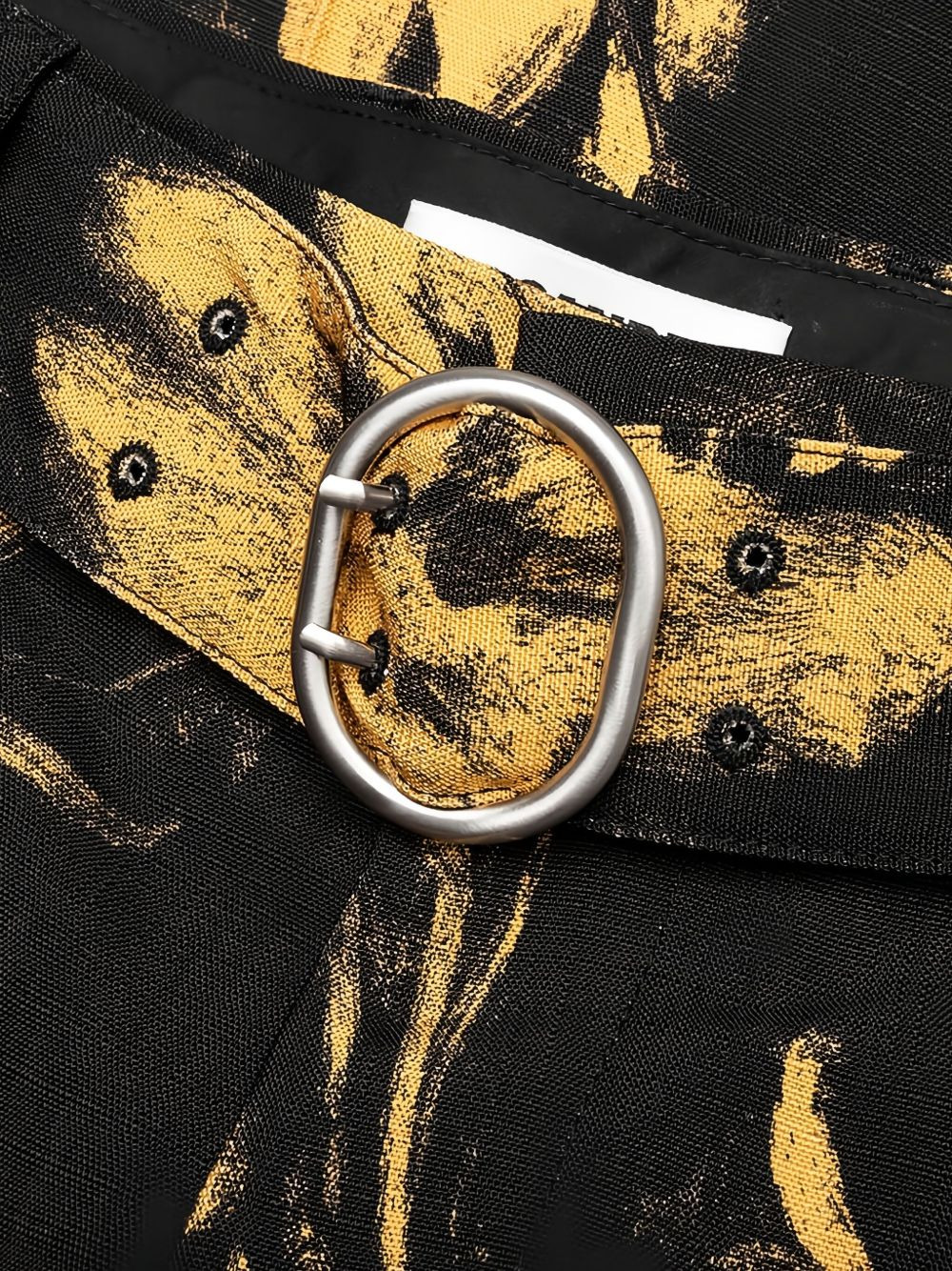 floral-print belted shorts - 3