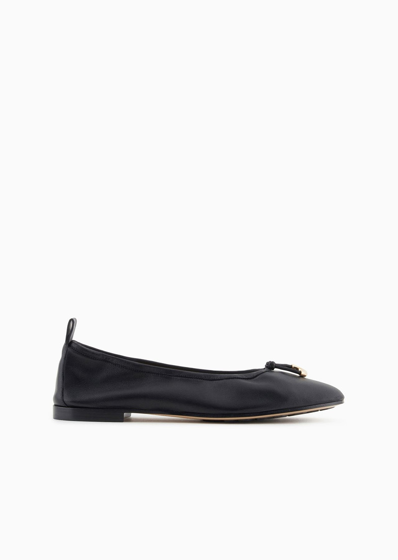 Nappa-leather ballerinas 1