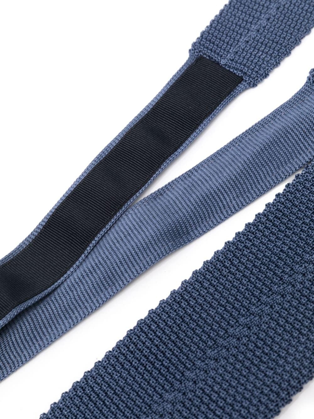 knitted silk tie - 2