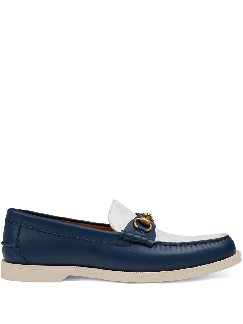 Horsebit two-tone loafers 1