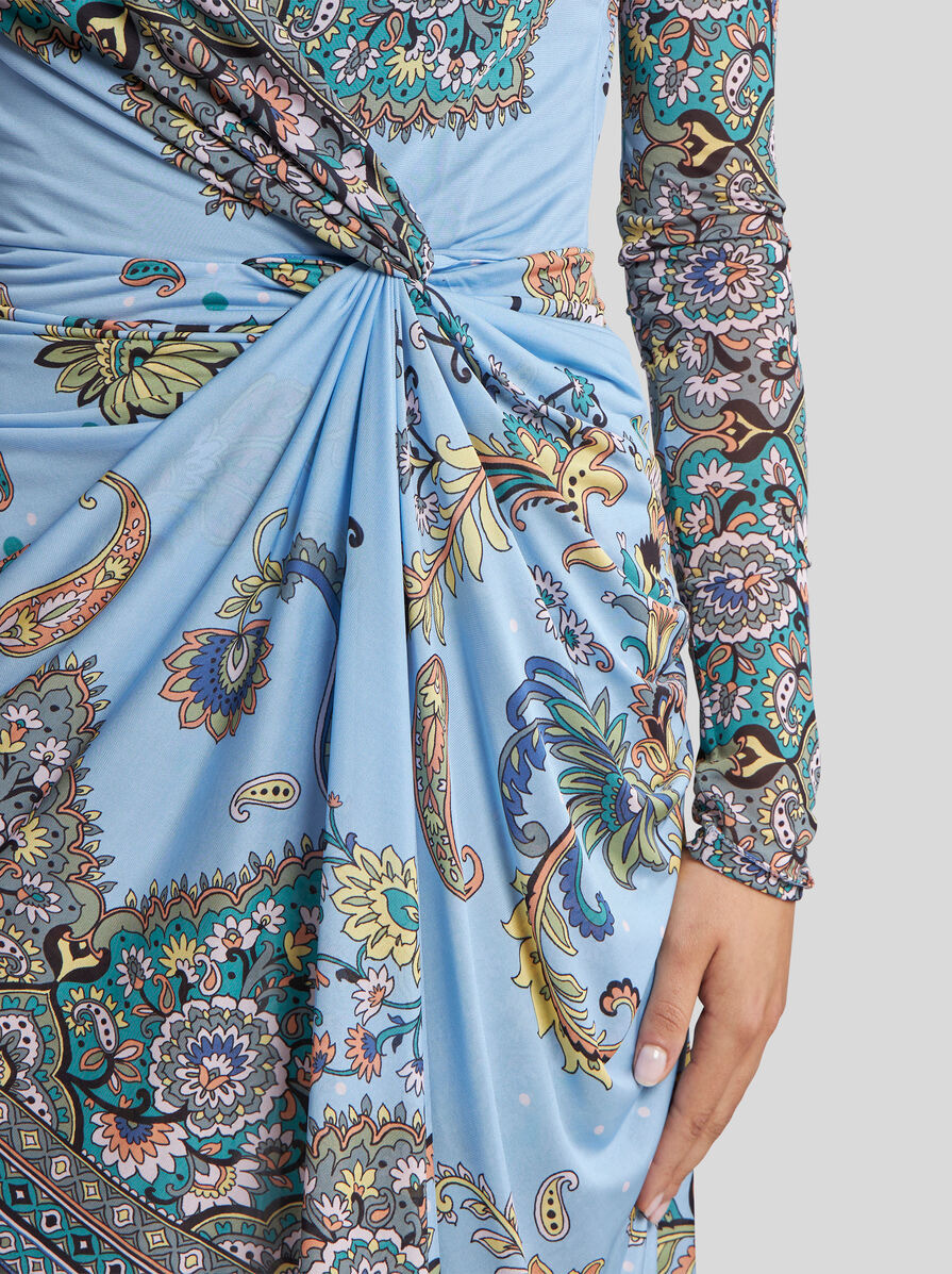 ASYMMETRIC DRESS WITH PRINT - 2