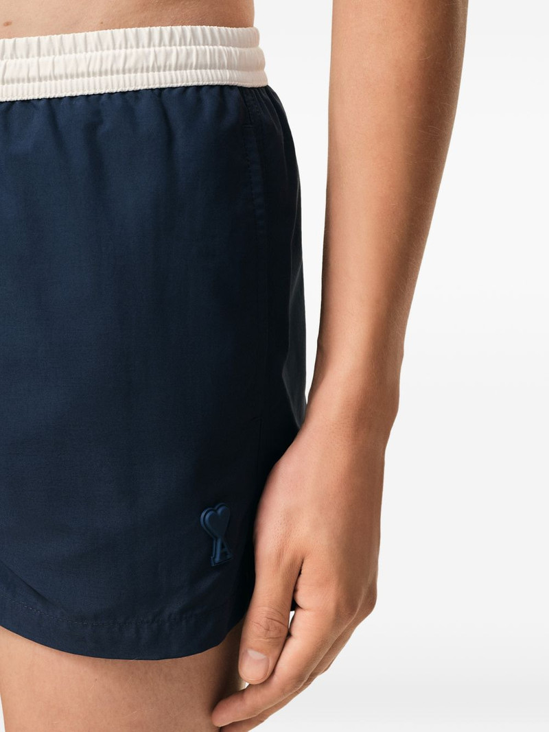 AMI Paris drawstring swim shorts outlook