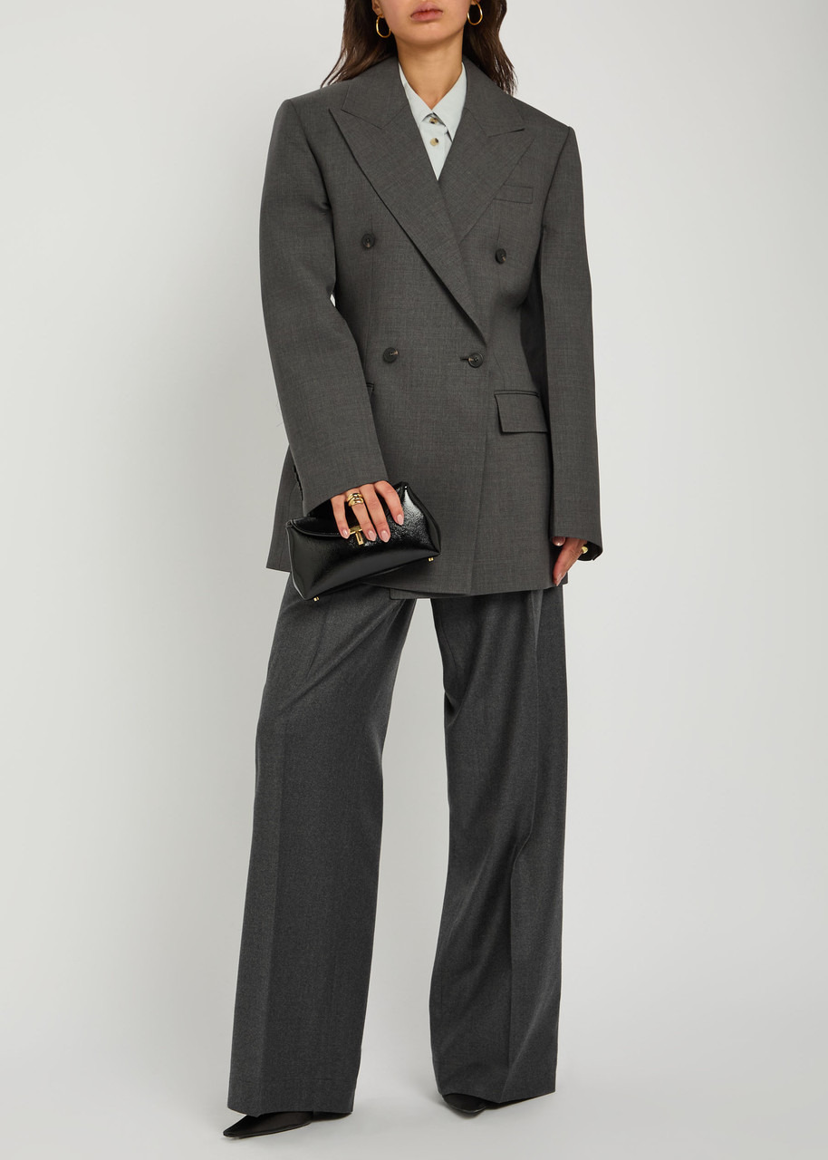 Rohe Double-breasted Stretch-wool Blazer - 4