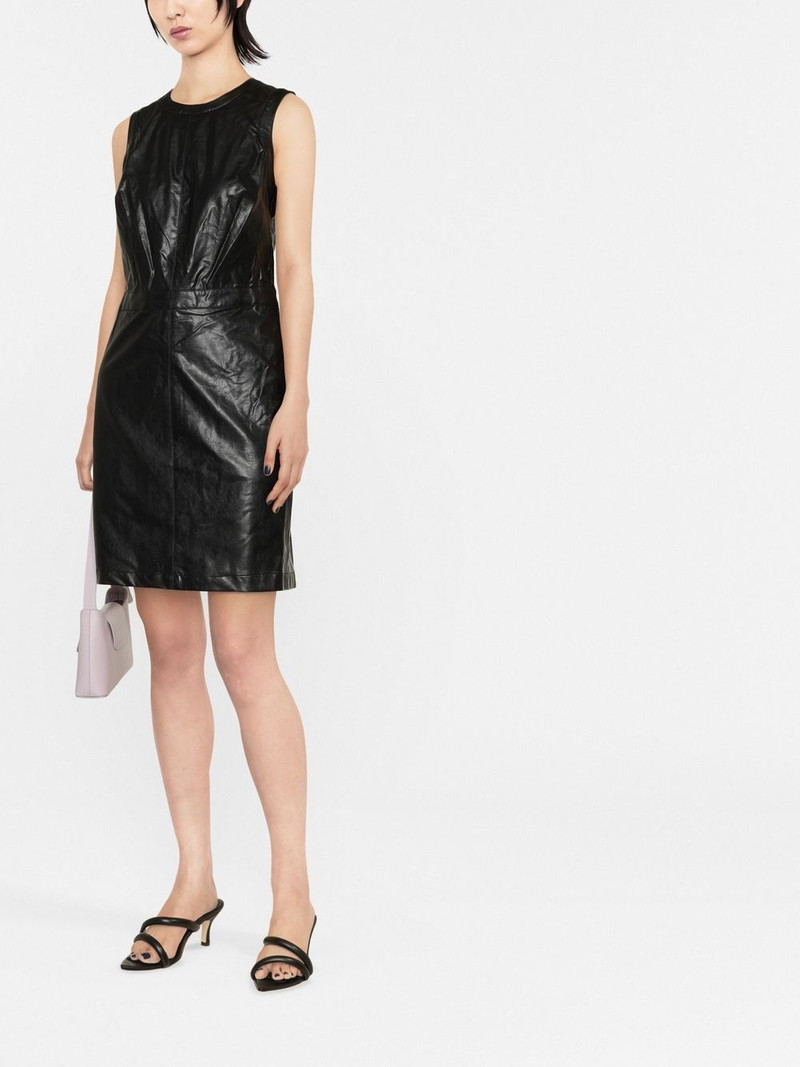 MICHAEL KORS faux leather mini dress outlook