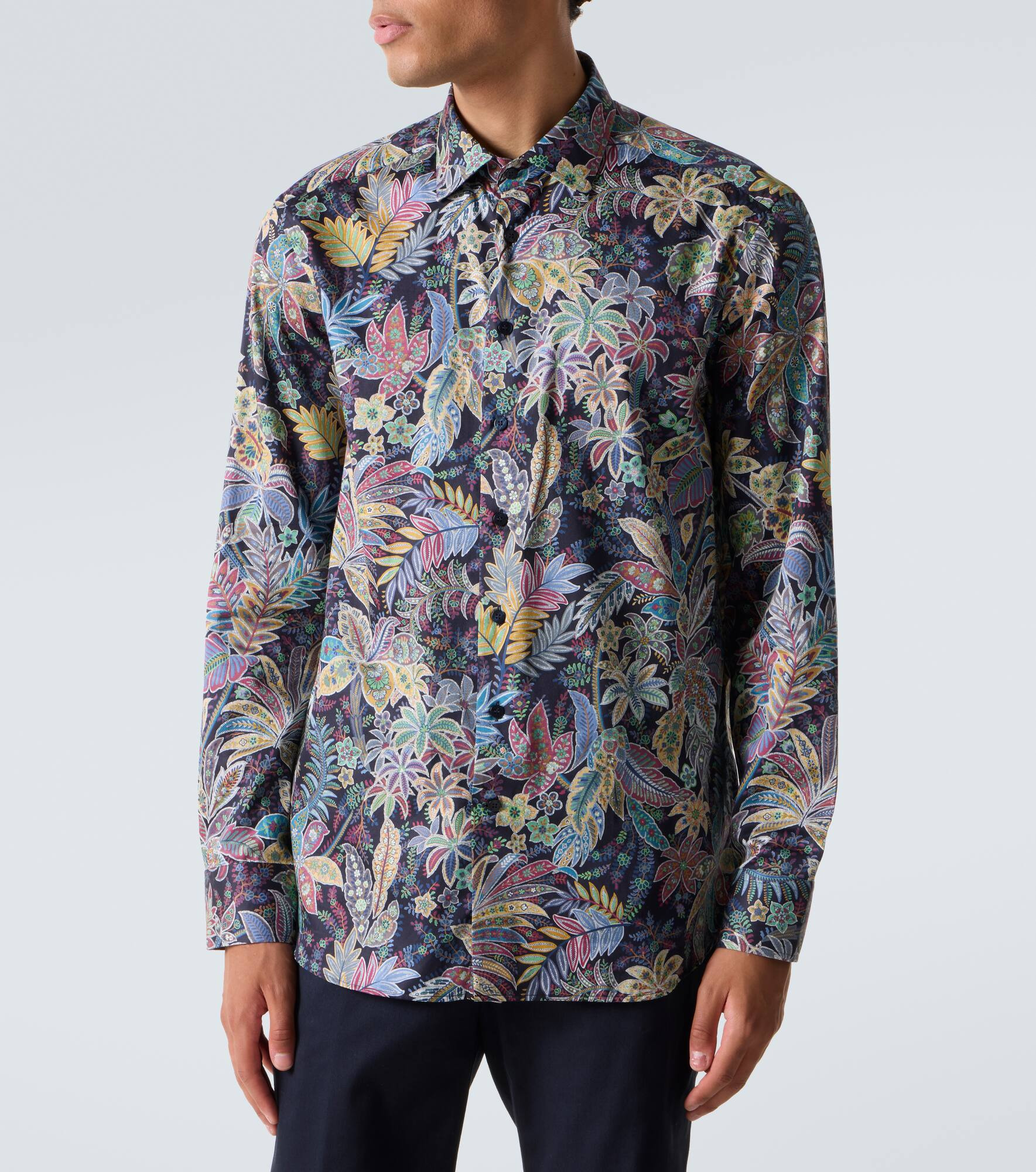 Paisley cotton poplin shirt - 3
